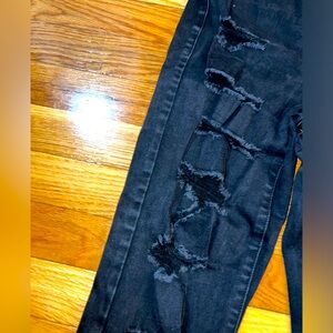 Alternative Ripped Black Skinny Jeans